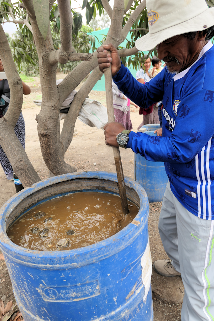 Selbst hergestellter Dünger Peru