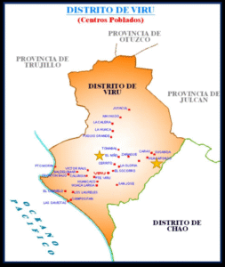 Der Distrikt Virú im Norden